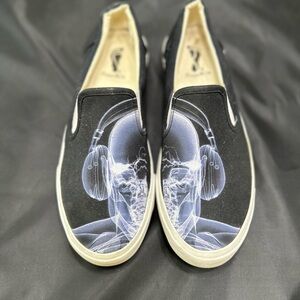 Custom Slide On Shoes - Skelton DJ